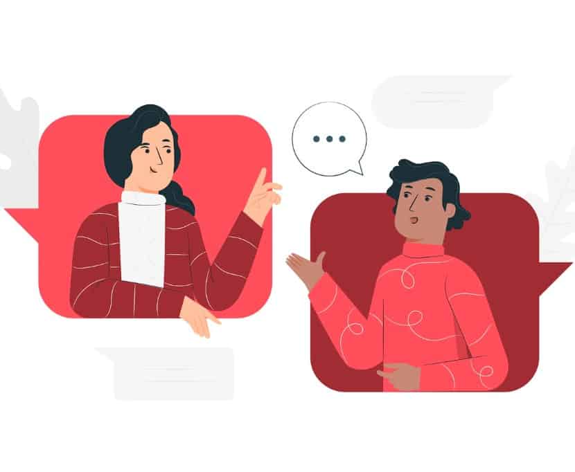 ladies having conversation